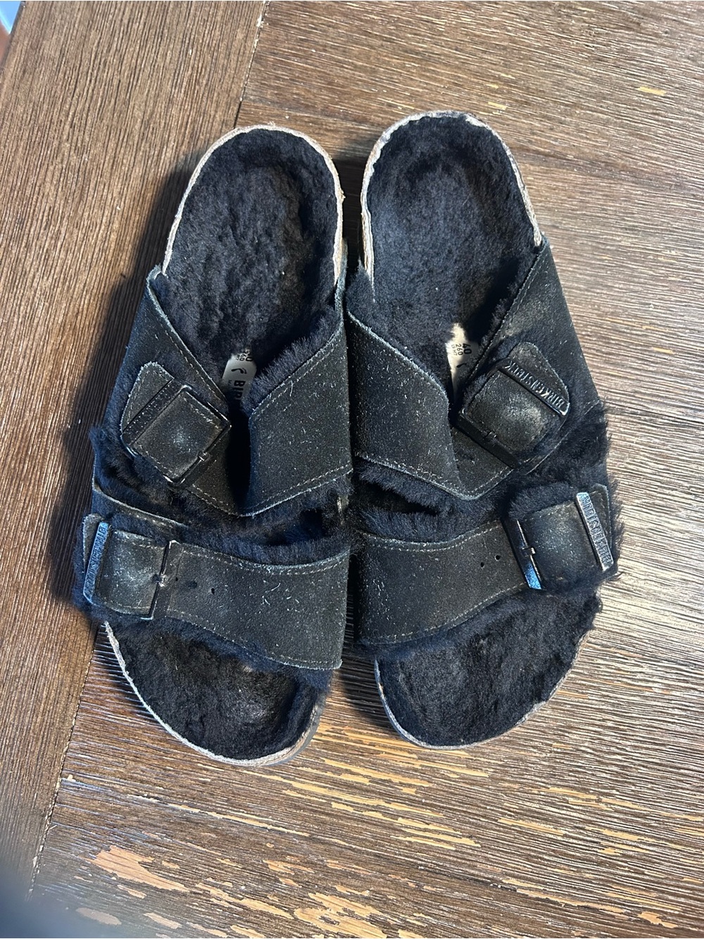 Birkenstock Arizona shearling size 40 or 9-9-5 - Picture 4 of 12